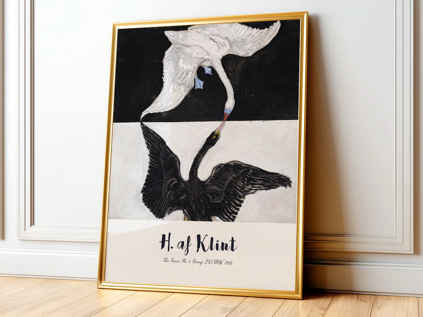 Hilma af Klint print, The Swan, Birds Wall Art