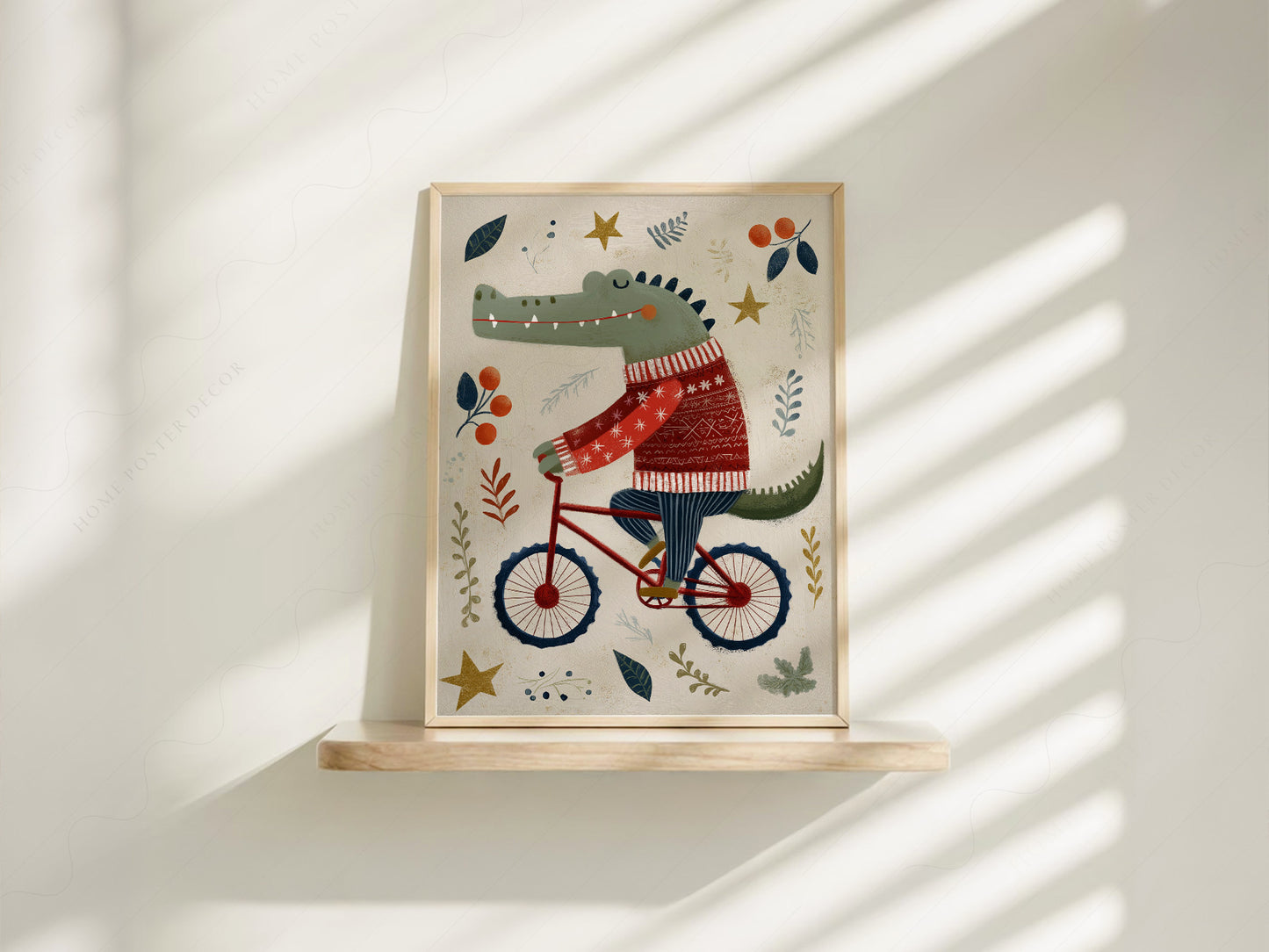 Crocodile art print!, Nursery wall decor