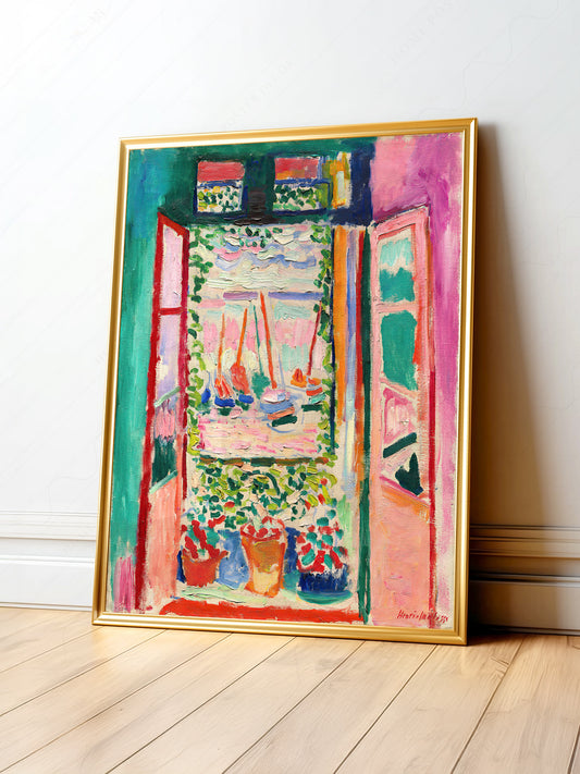 Henri Matisse, The Open Window - Colourful Wall Decor