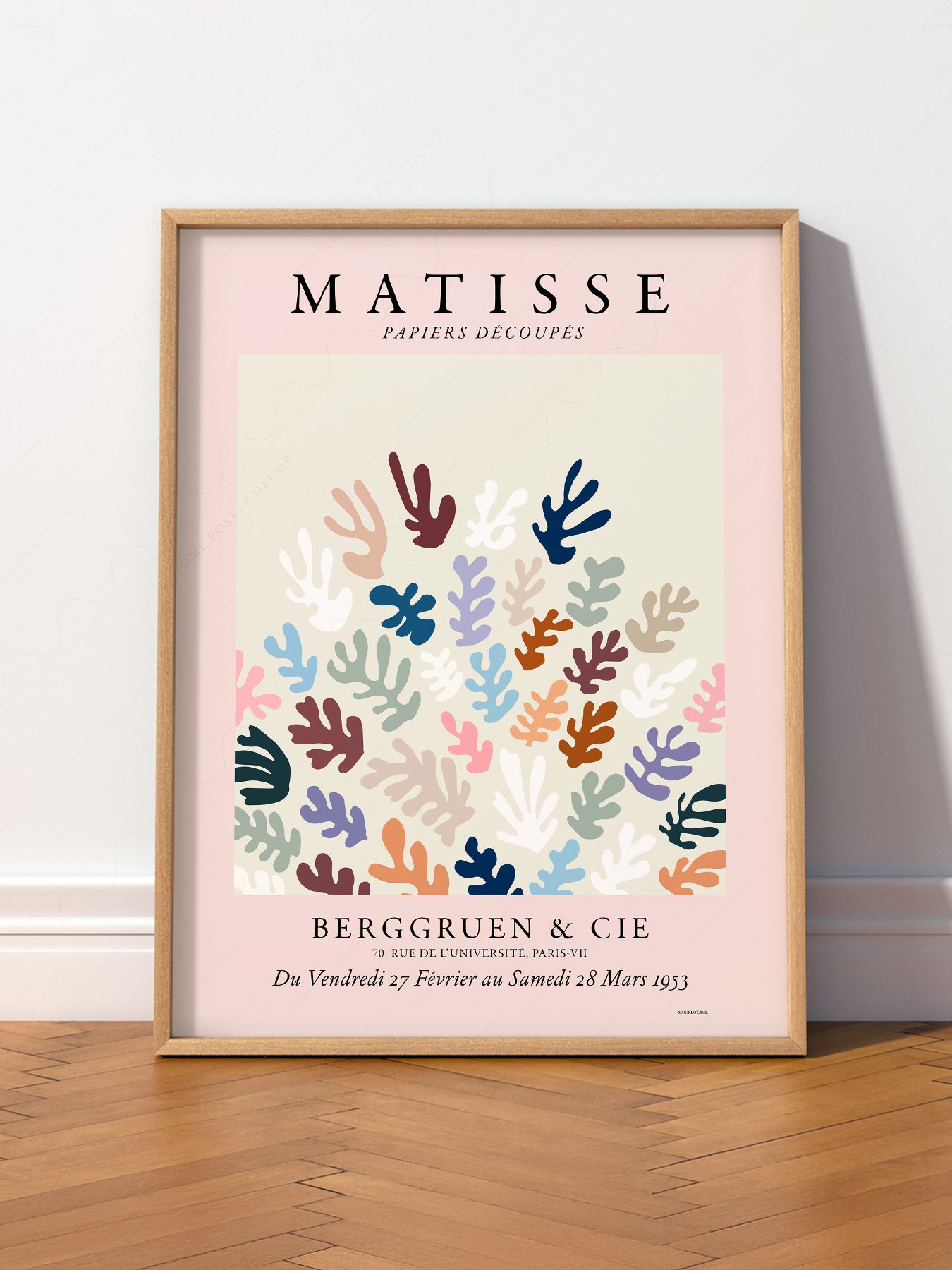 Henri Matisse, The Cut-Outs, Pink Wall Art