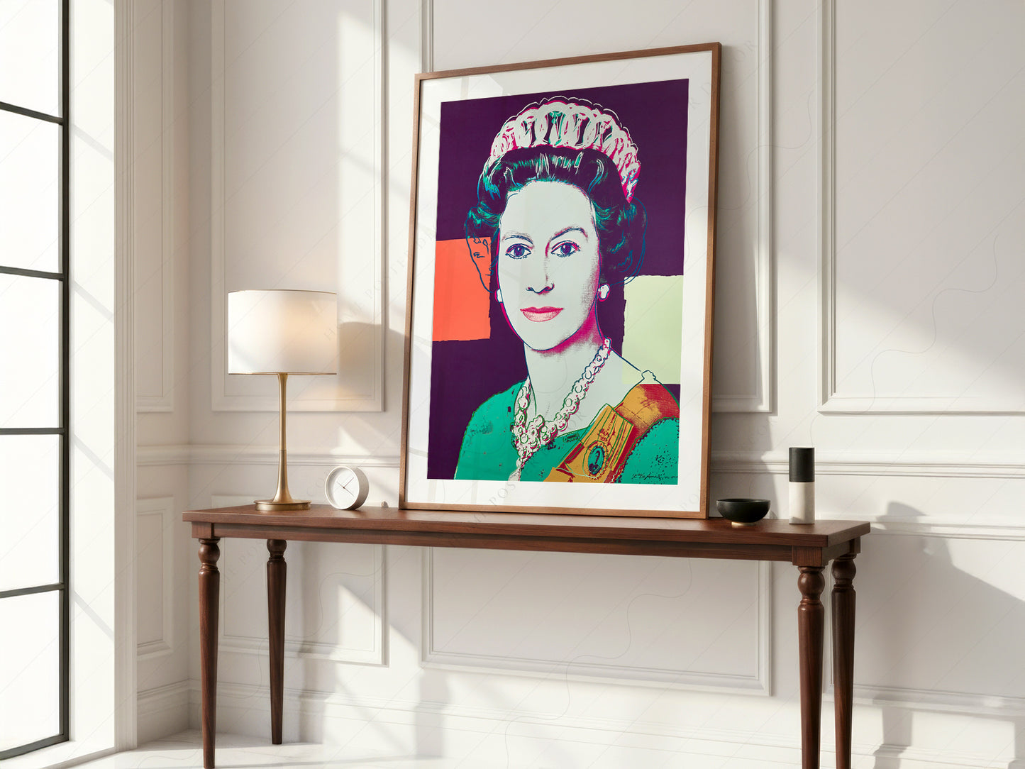 Andy Warhol Poster, Queen Elizabeth II, Fine Art Print