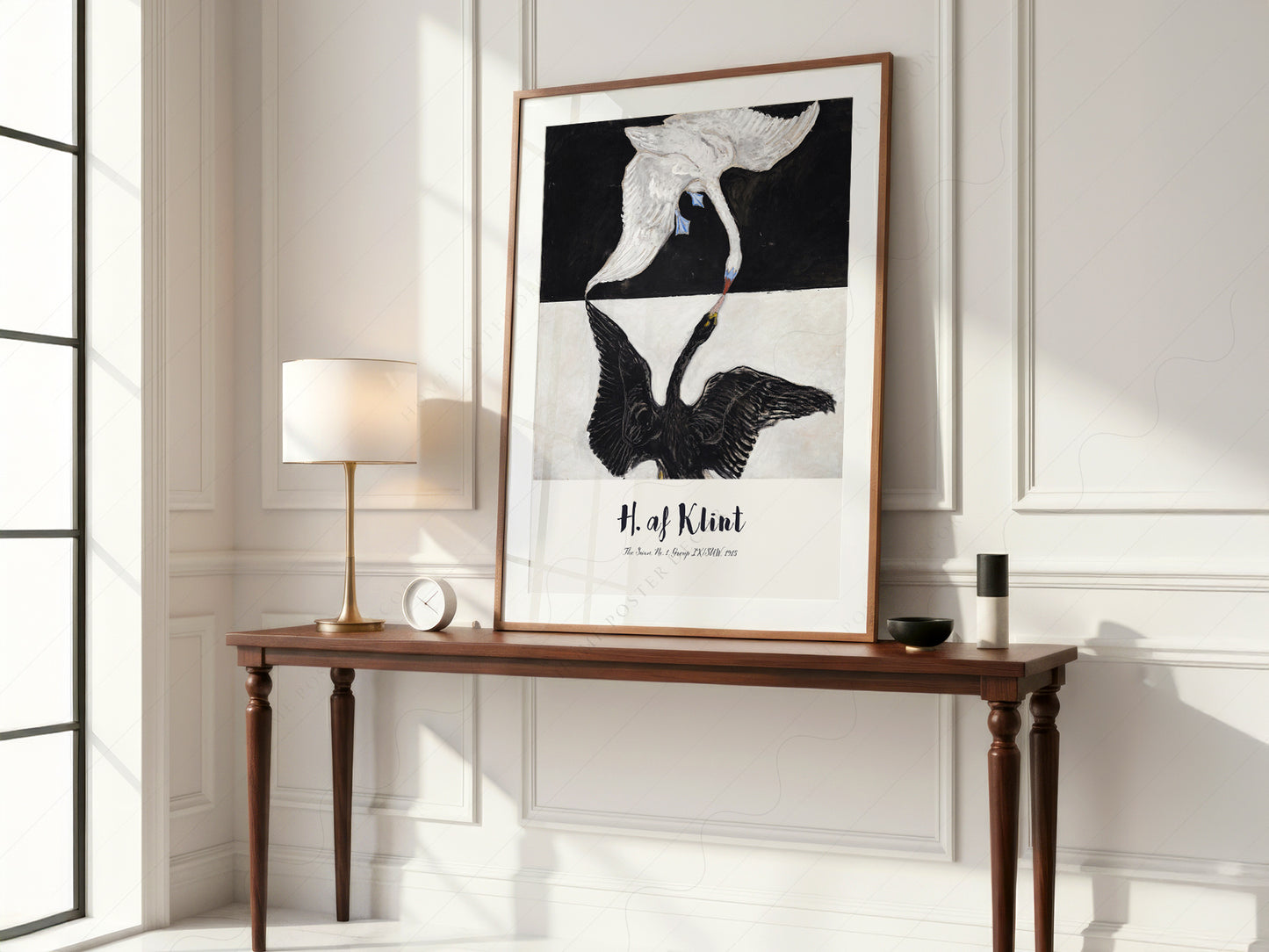 Hilma af Klint print, The Swan, Birds Wall Art