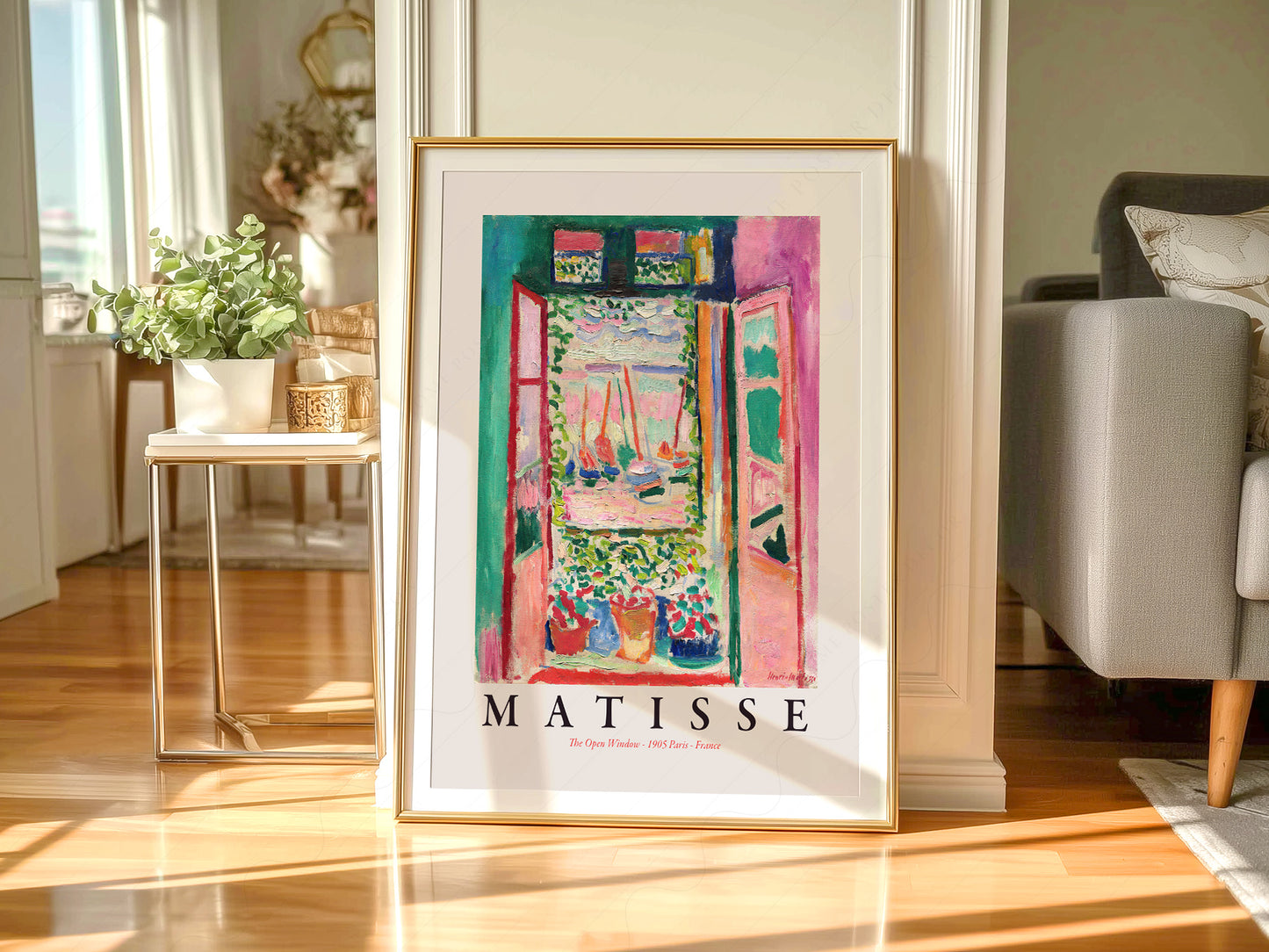 Henri Matisse, The Open Window,  La Fenêtre ouverte à Collioure, Fine Art Print