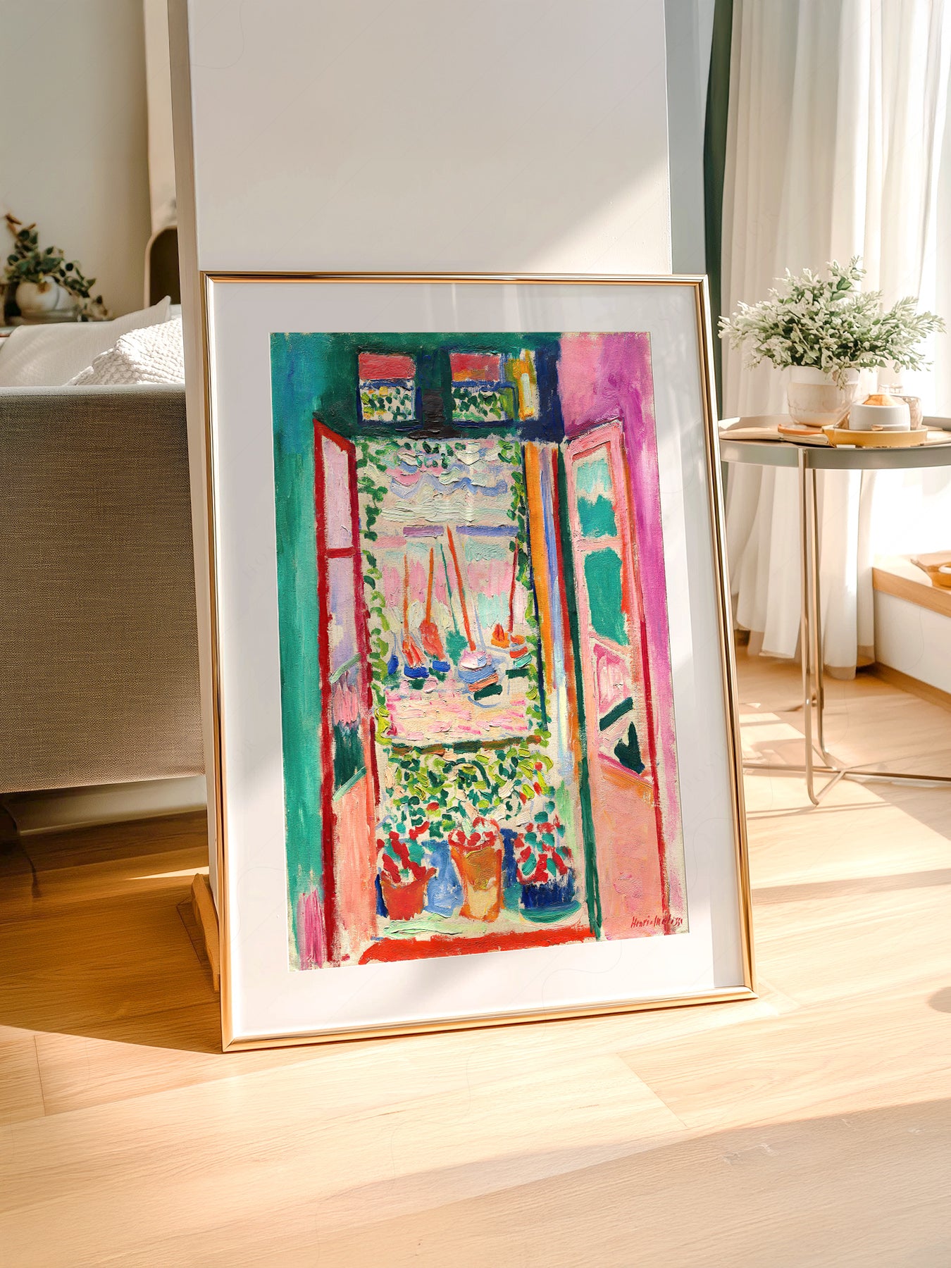 Henri Matisse, The Open Window - Colourful Wall Decor