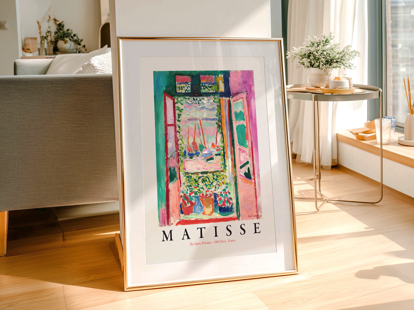 Henri Matisse, The Open Window,  La Fenêtre ouverte à Collioure, Fine Art Print