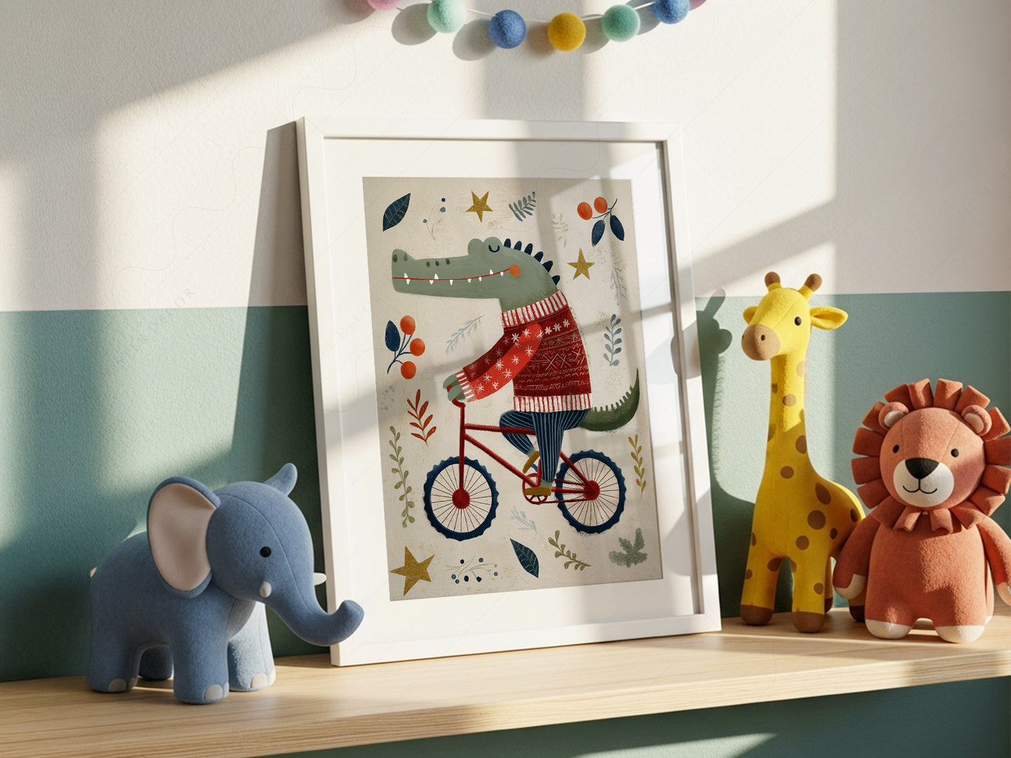 Crocodile art print!, Nursery wall decor