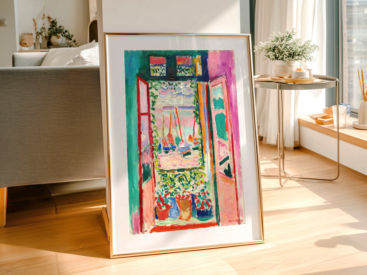 Henri Matisse, The Open Window, Colourful Wall Decor