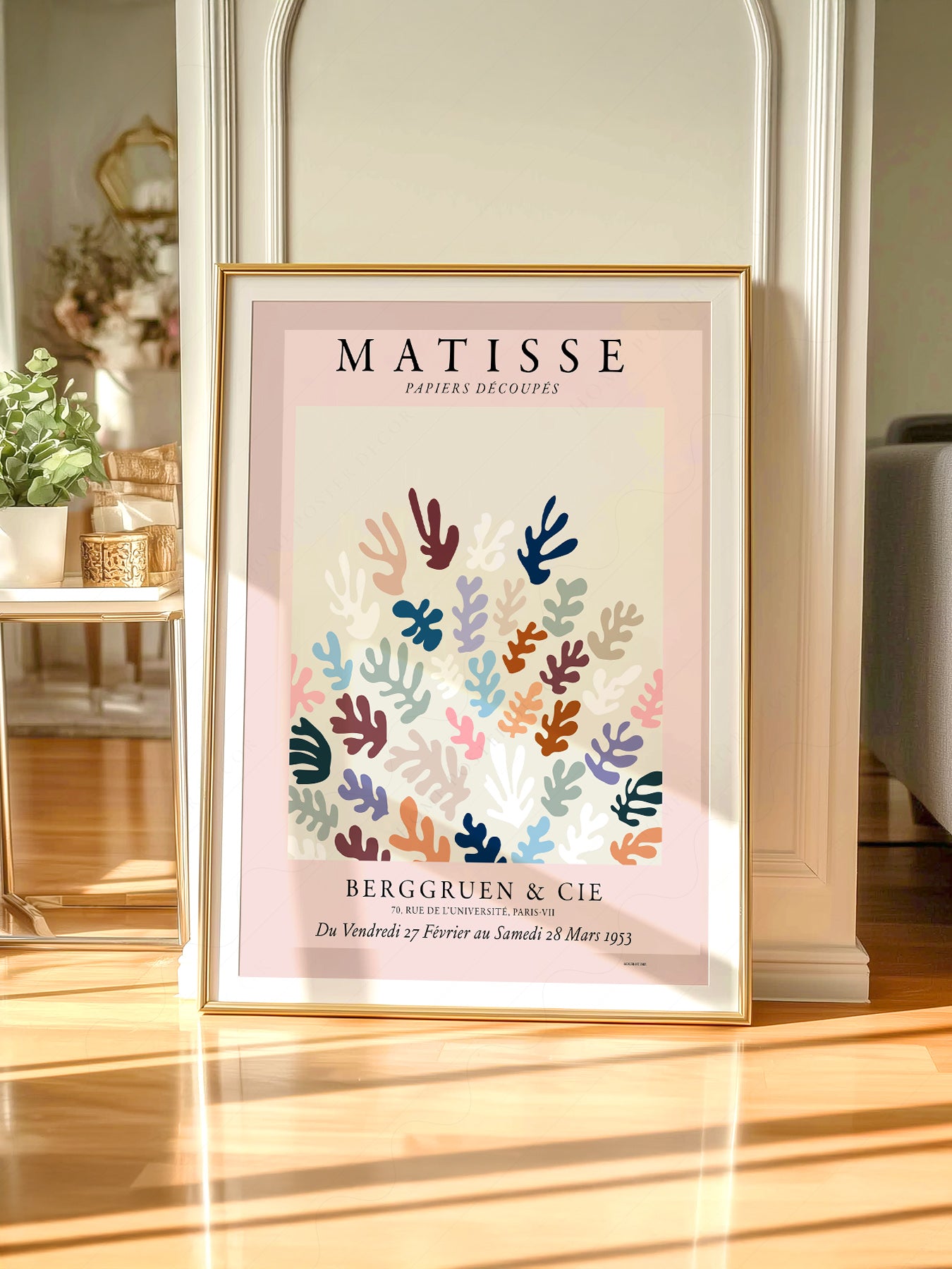 Henri Matisse, The Cut-Outs, Pink Wall Art