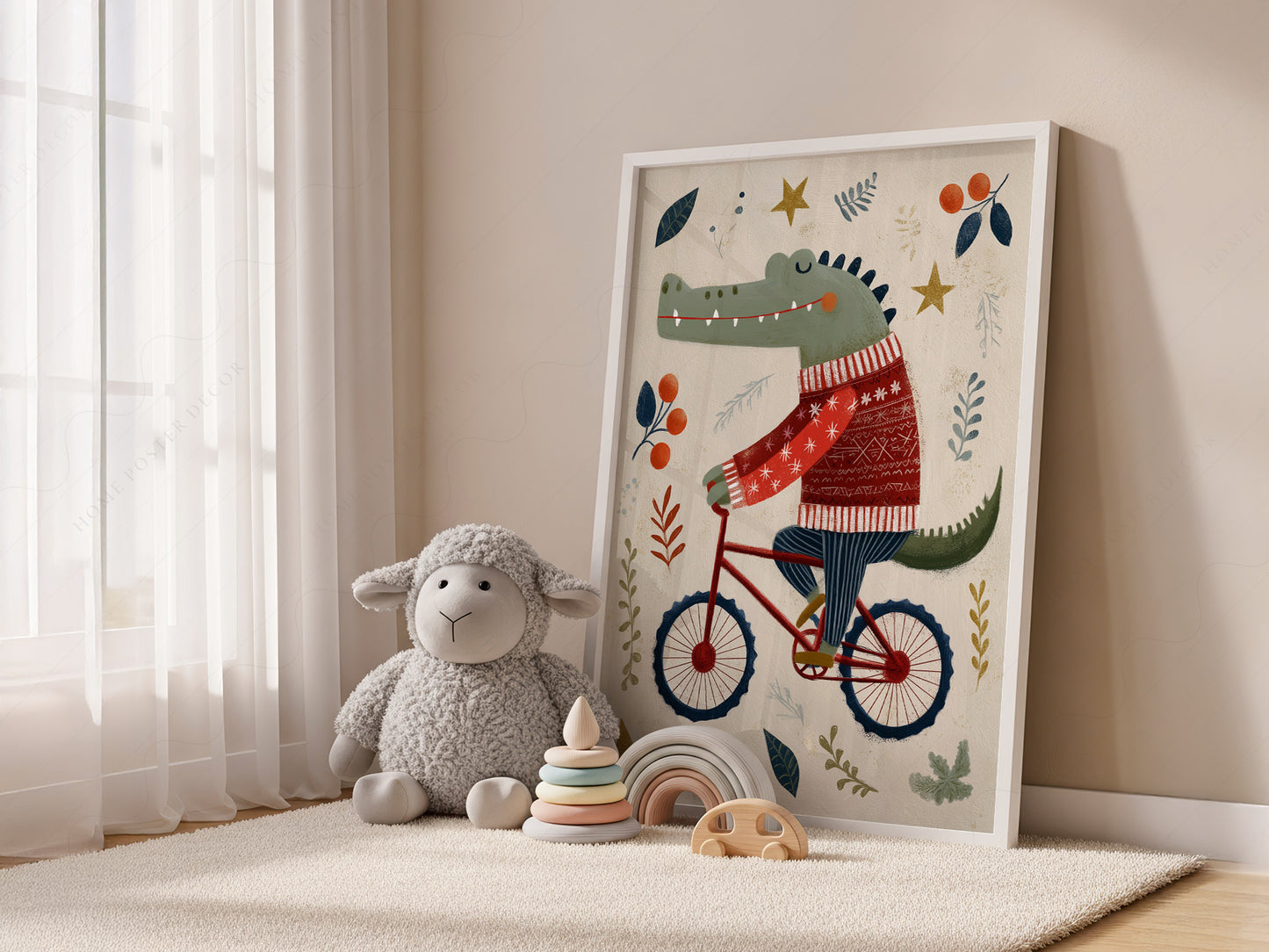 Crocodile art print!, Nursery wall decor