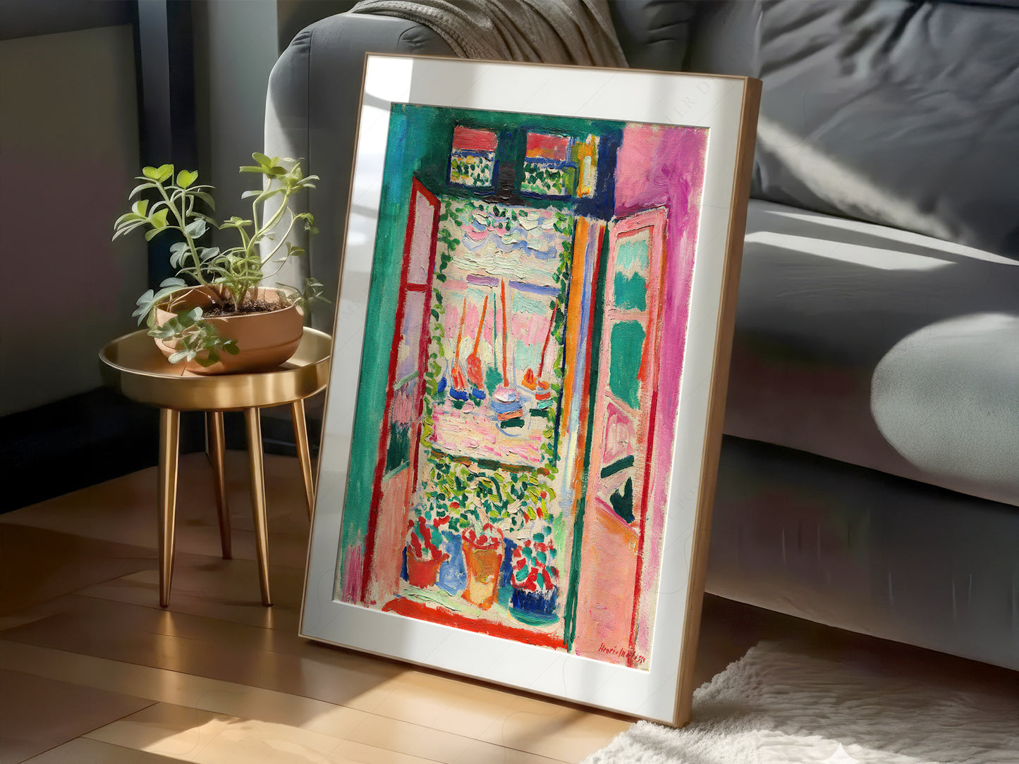 Henri Matisse, The Open Window, Colourful Wall Decor