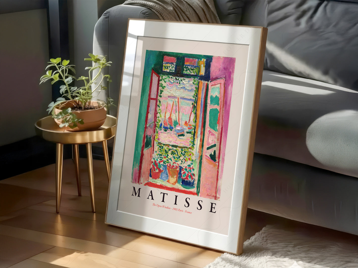 Henri Matisse, The Open Window,  La Fenêtre ouverte à Collioure, Fine Art Print