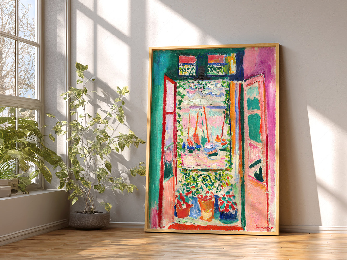 Henri Matisse, The Open Window, Colourful Wall Decor