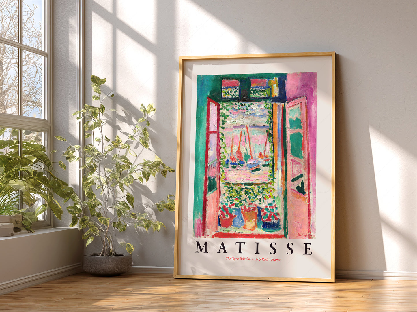 Henri Matisse, The Open Window,  La Fenêtre ouverte à Collioure, Fine Art Print