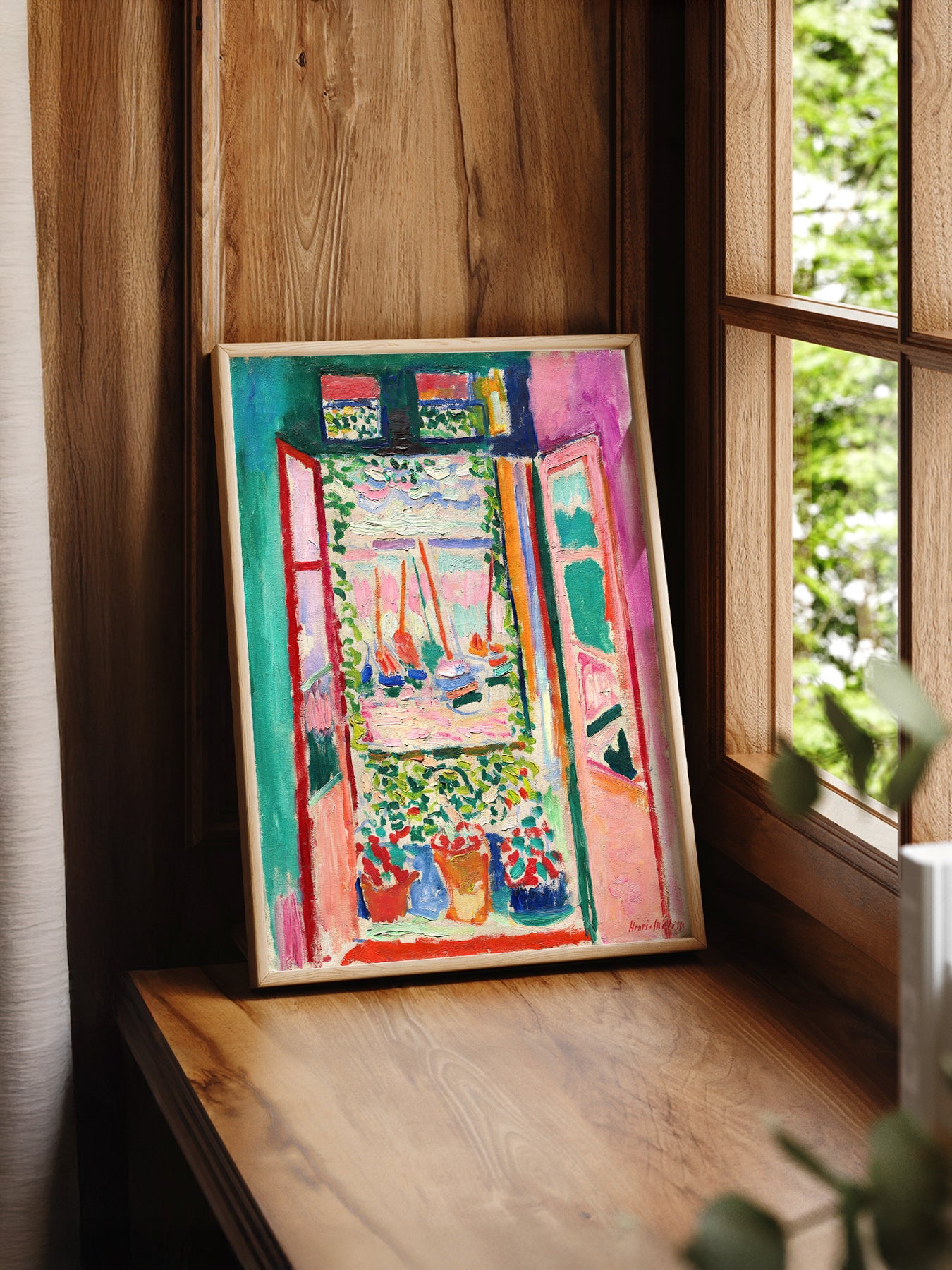 Henri Matisse, The Open Window - Colourful Wall Decor