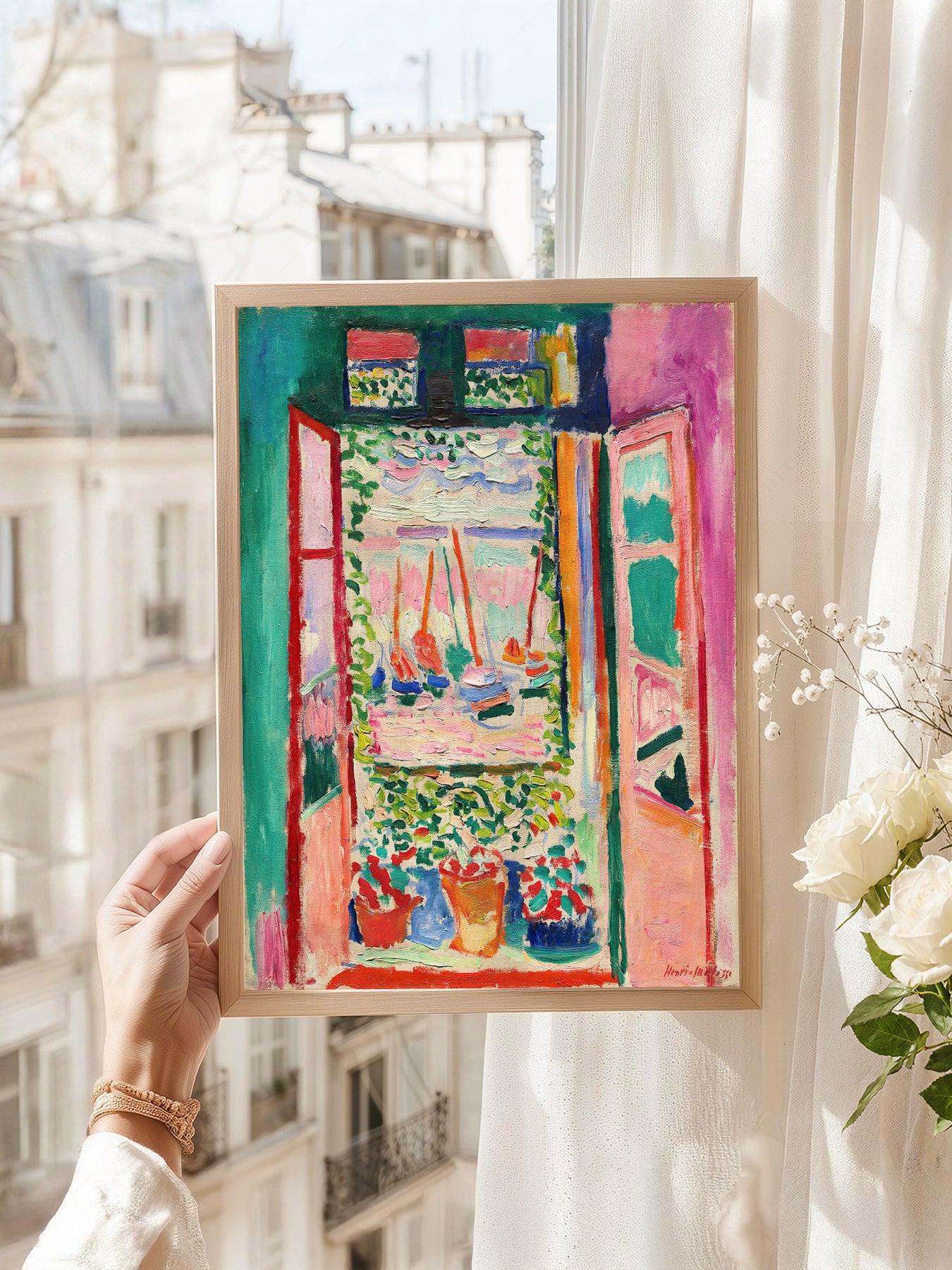 Henri Matisse, The Open Window - Colourful Wall Decor