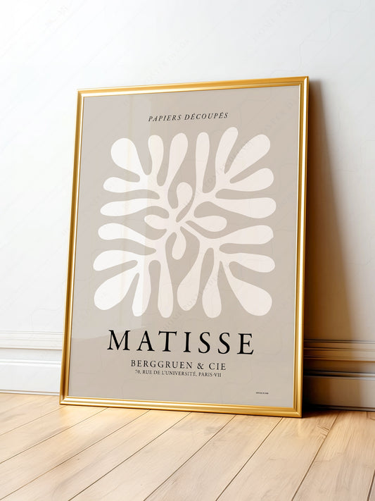 Henri Matisse, The cut-outs Poster, Neutral colors