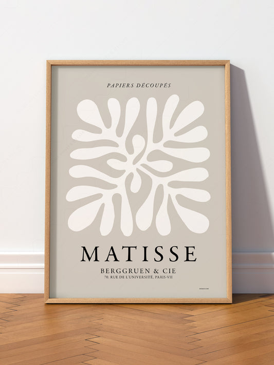 Henri Matisse, The cut-outs Poster, Neutral colors