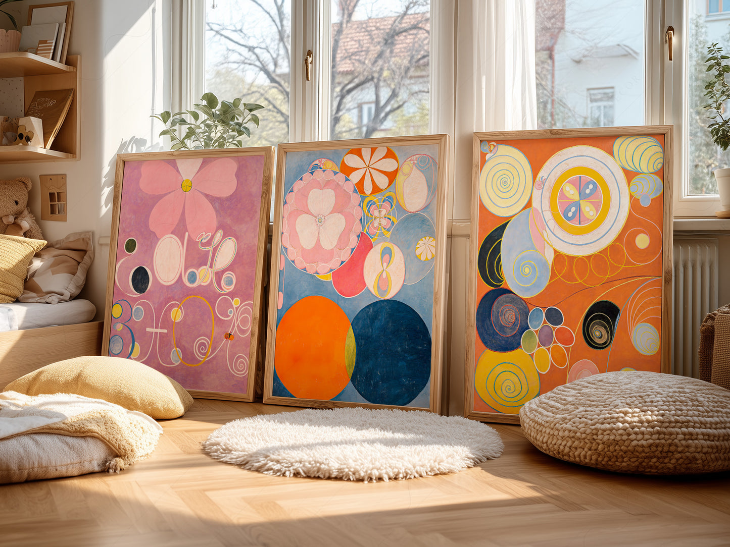 Hilma af Klint The Ten Largest Print print on 100% Cotton Matte Paper – texture detail