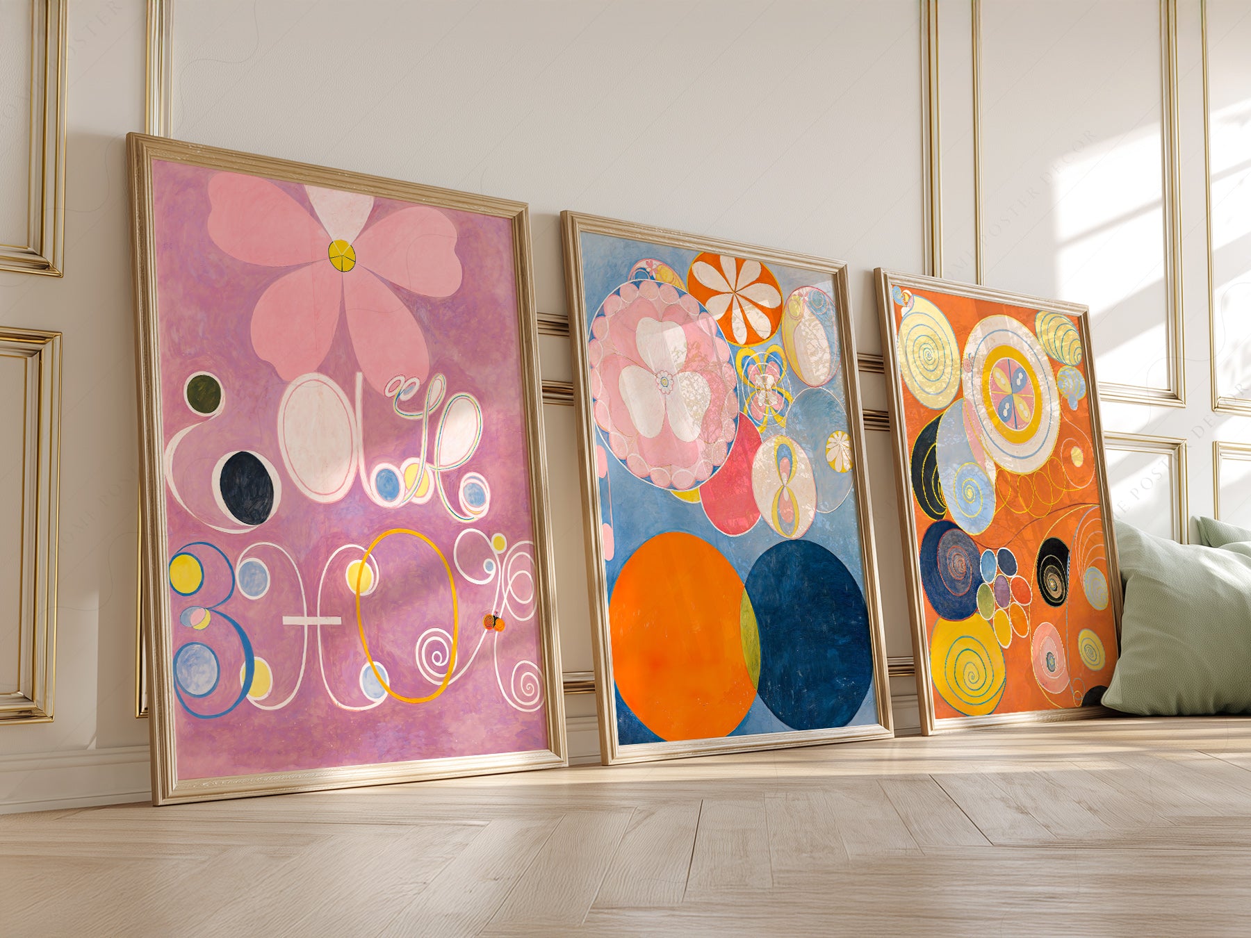 Gallery wall featuring Hilma af Klint The Ten Largest Print fine art print