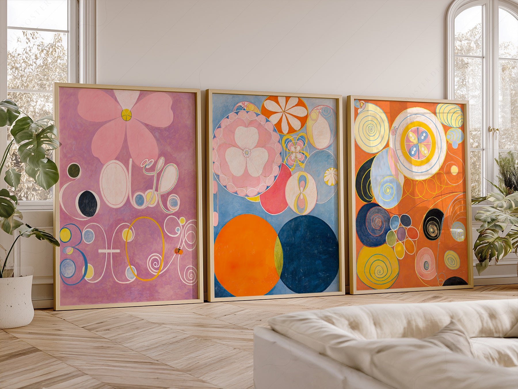 Close-up of Hilma af Klint The Ten Largest Print archival print on Premium Matte Paper