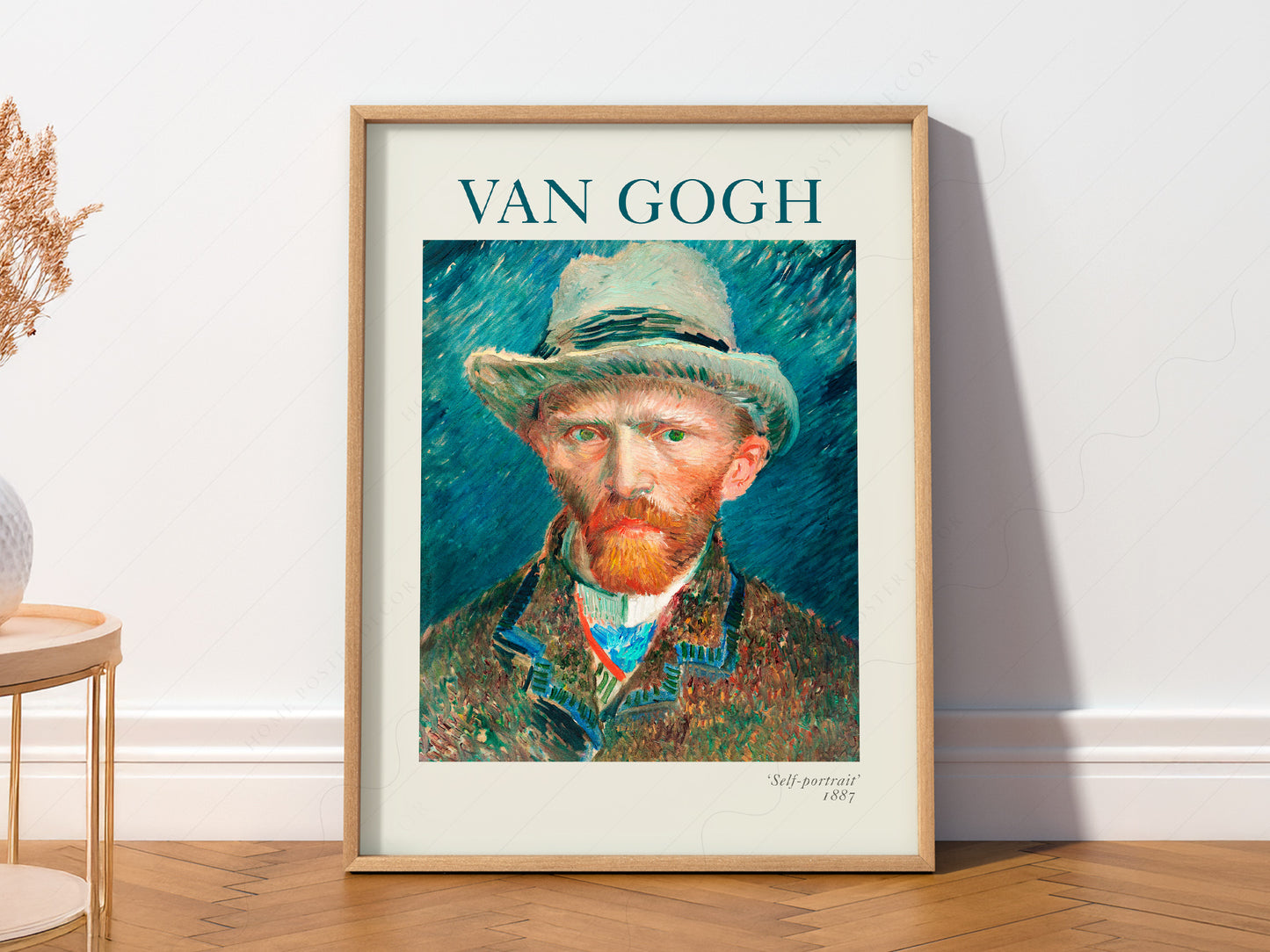 Van Gogh Wall Art, Self-Portrait with Hat Poster