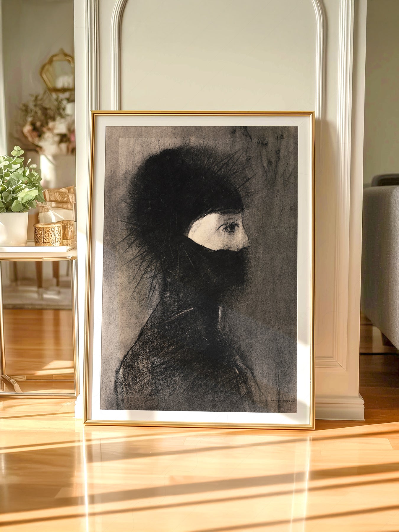 Gallery wall featuring Odilon Redon Armor 1891 fine art print