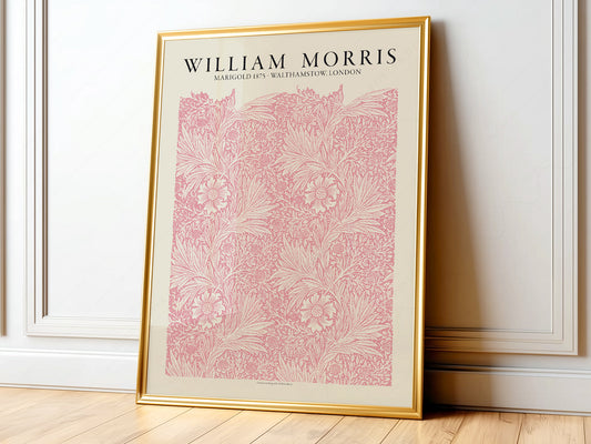 William Morris, Pink Marigold, Fine Art Print