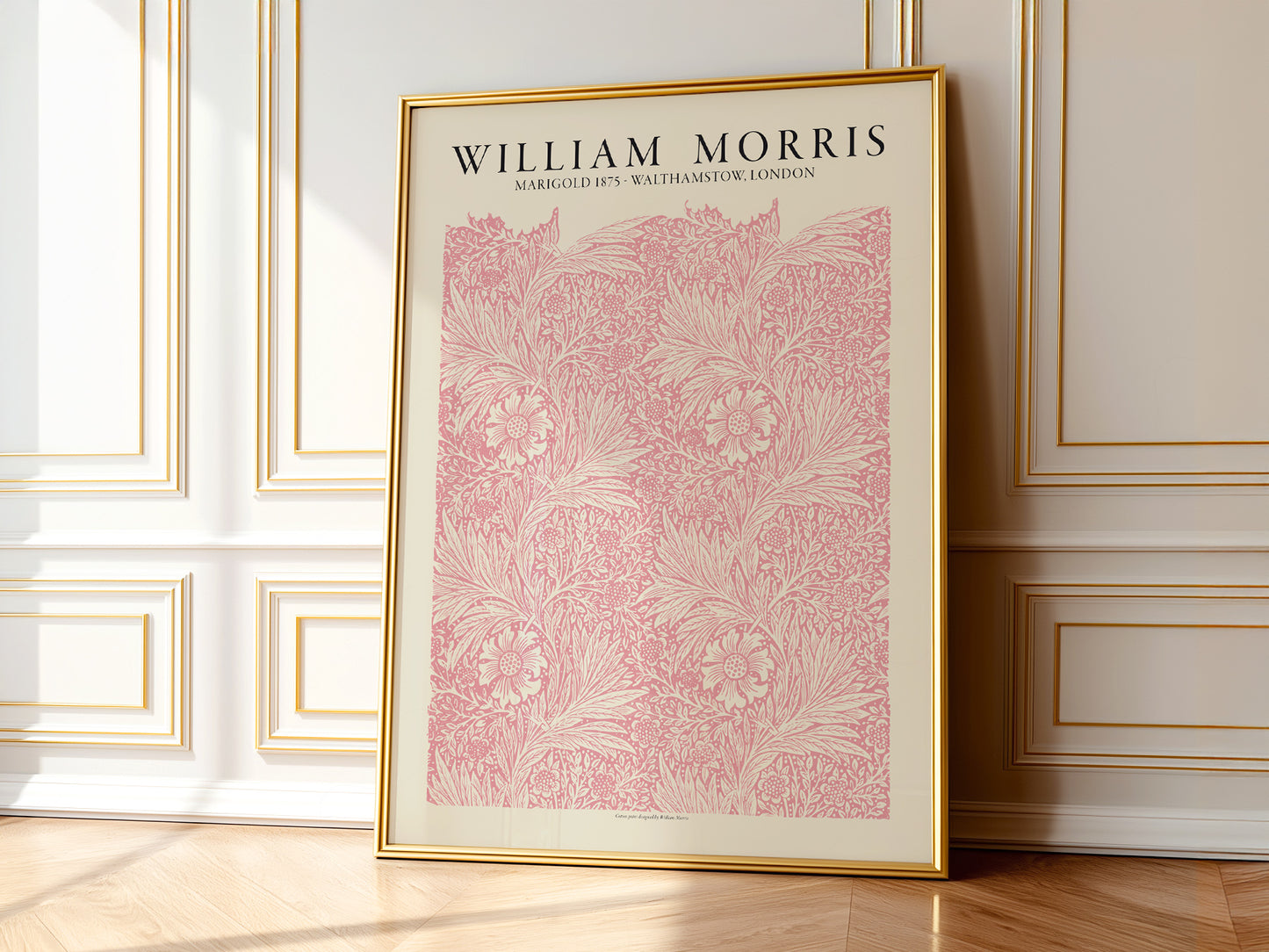 William Morris, Pink Marigold, Fine Art Print