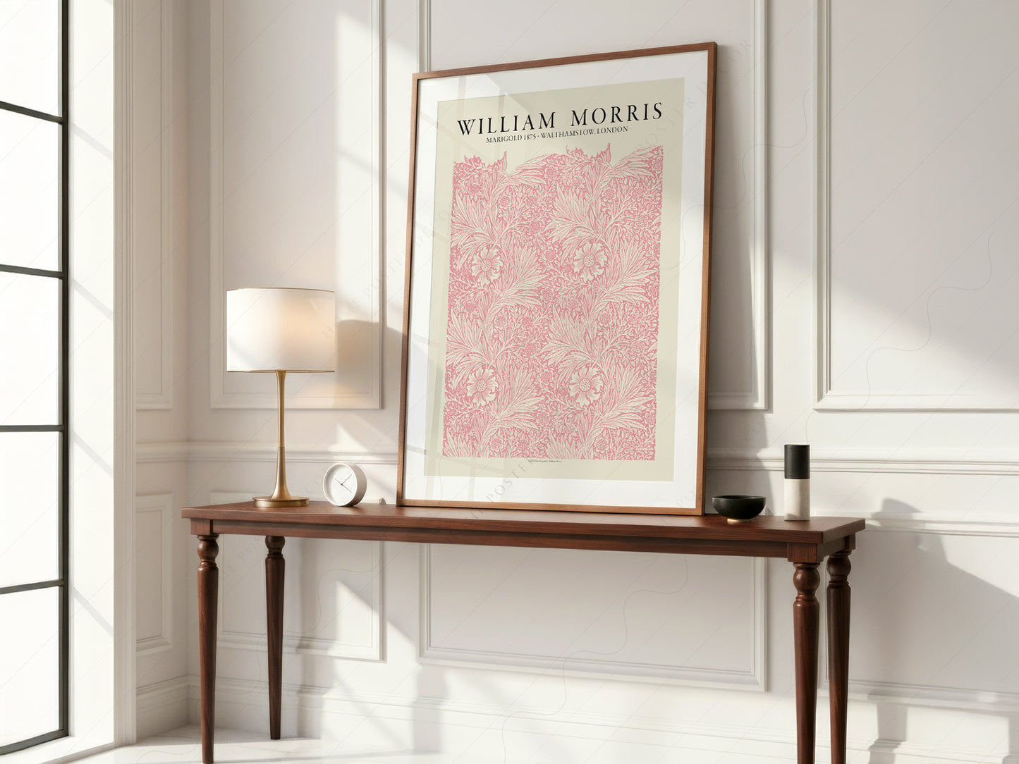William Morris, Pink Marigold, Fine Art Print