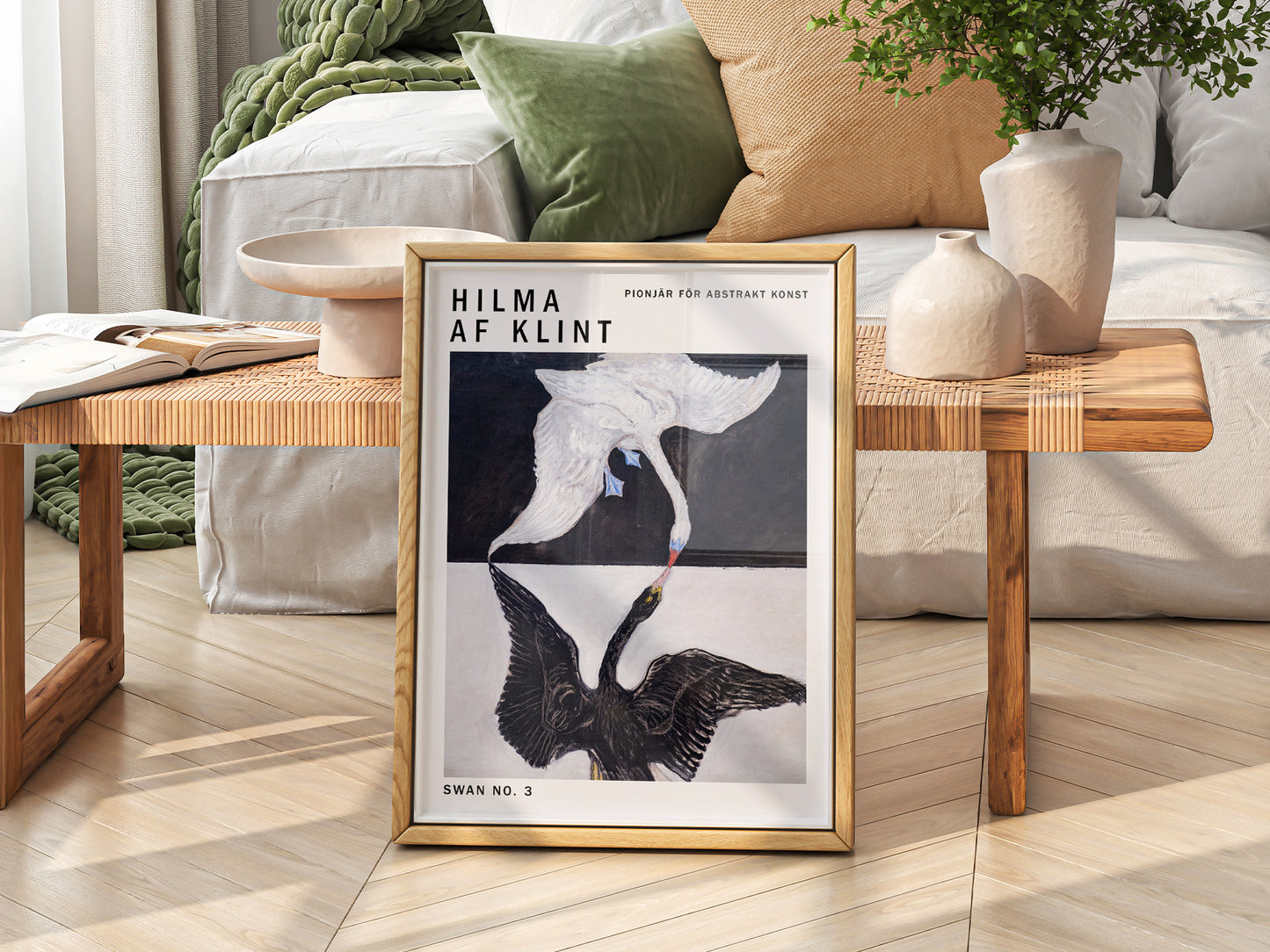 Hilma af Klint print, The Swan, Exhibition Poster