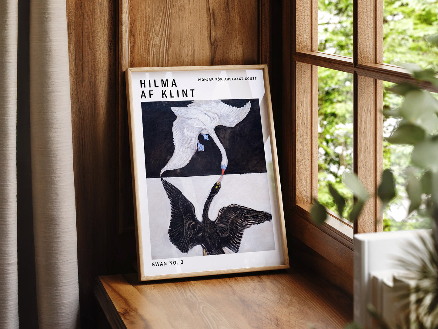 Hilma af Klint print, The Swan, Exhibition Poster