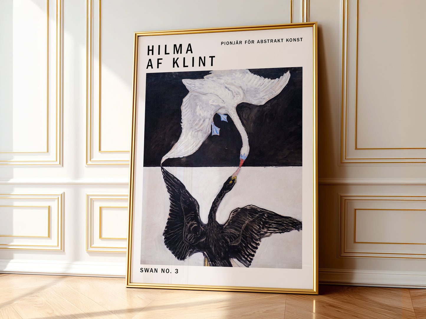 Hilma af Klint print, The Swan, Exhibition Poster