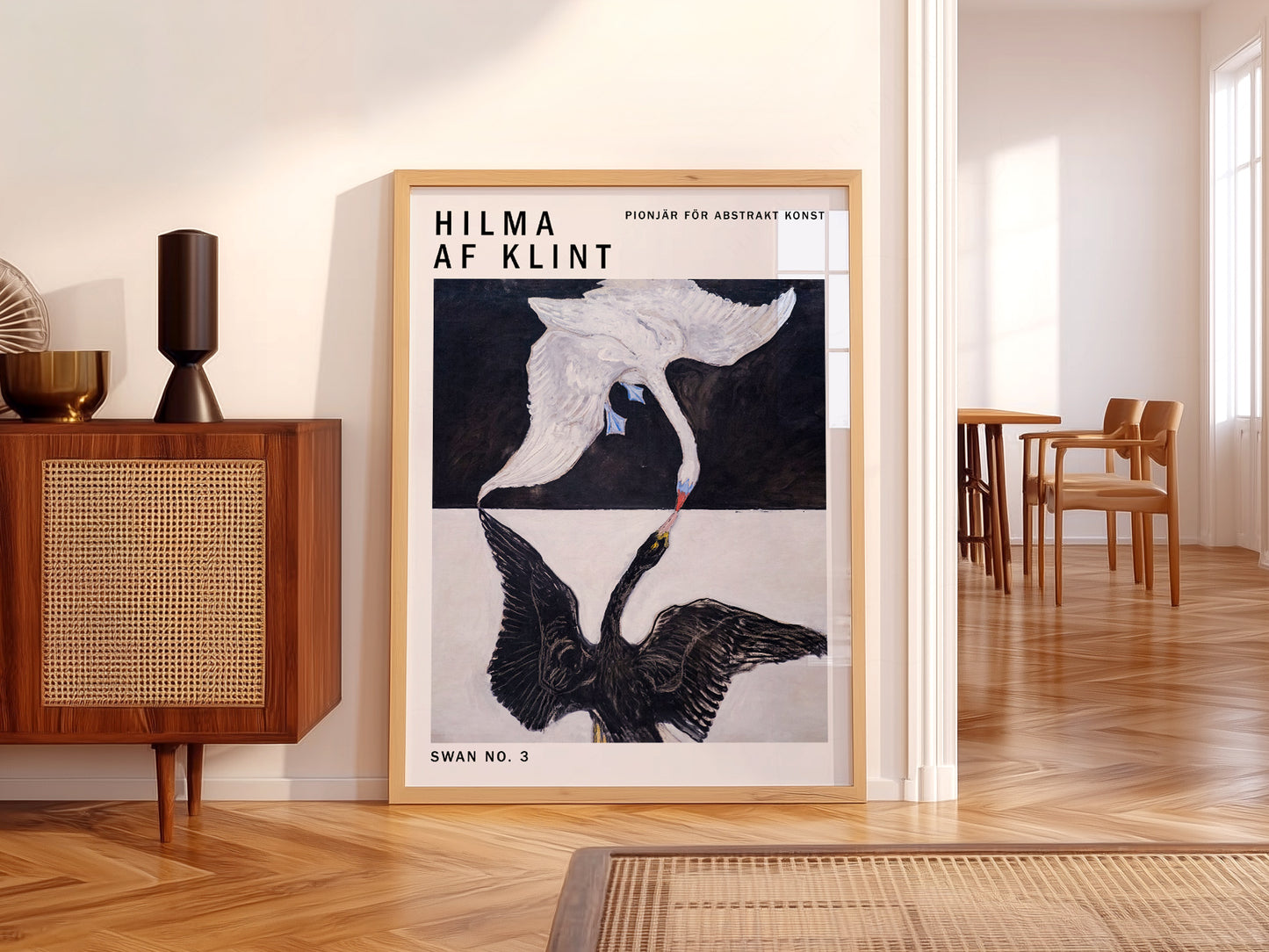 Hilma af Klint print, The Swan, Exhibition Poster