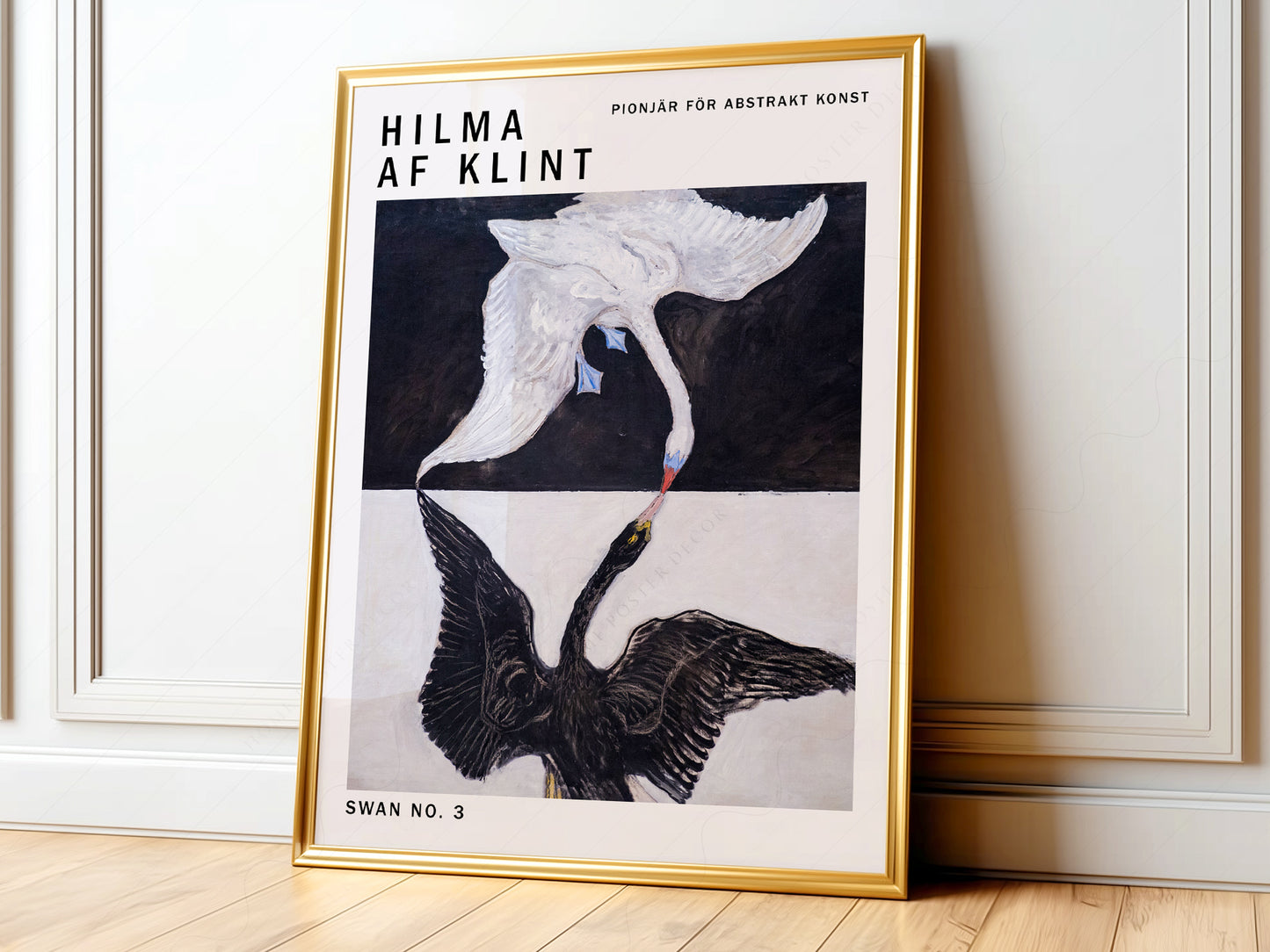 Hilma af Klint print, The Swan, Exhibition Poster