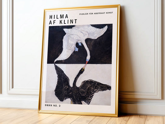 Hilma af Klint print, The Swan, Exhibition Poster