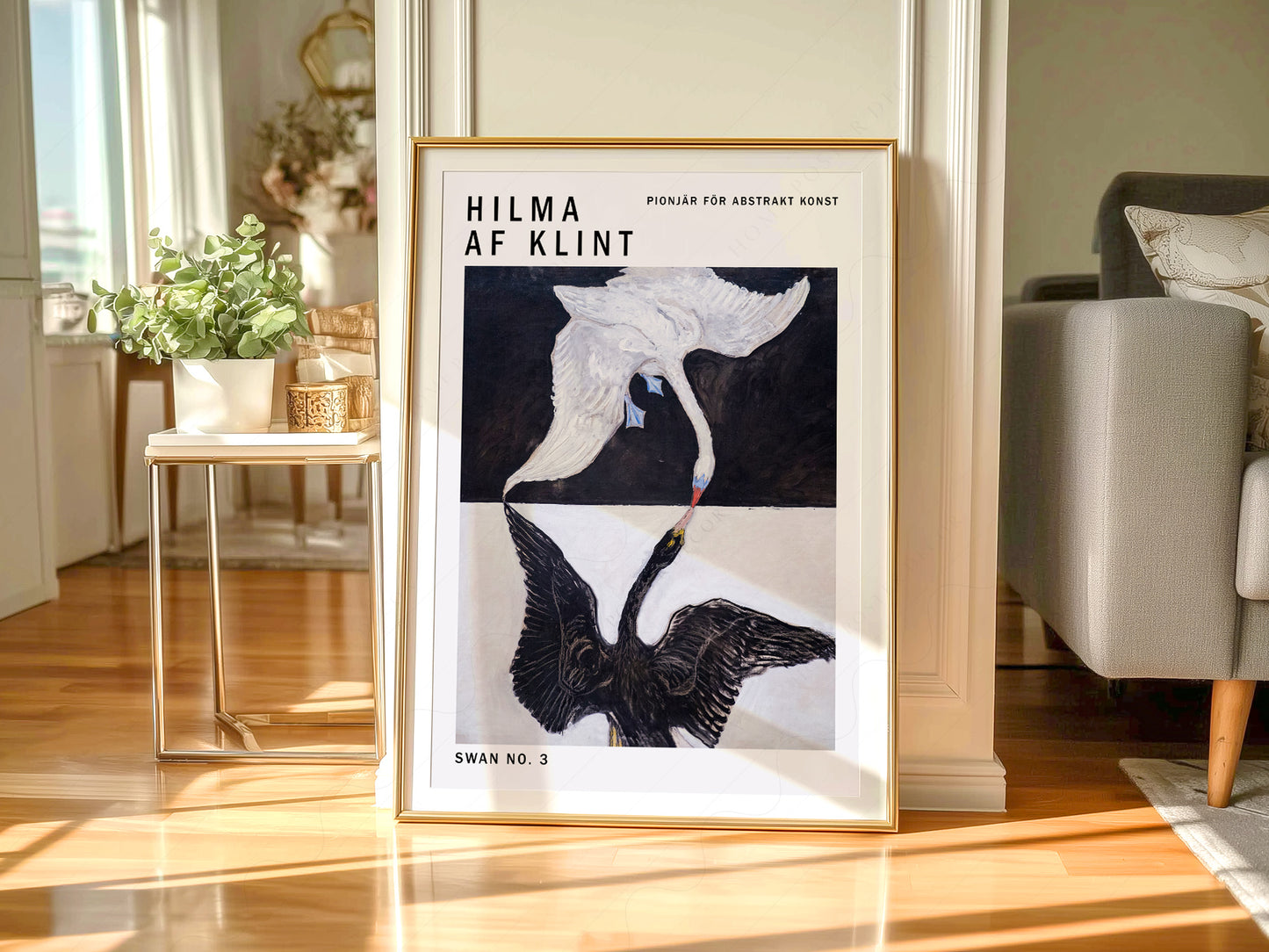 Hilma af Klint print, The Swan, Exhibition Poster