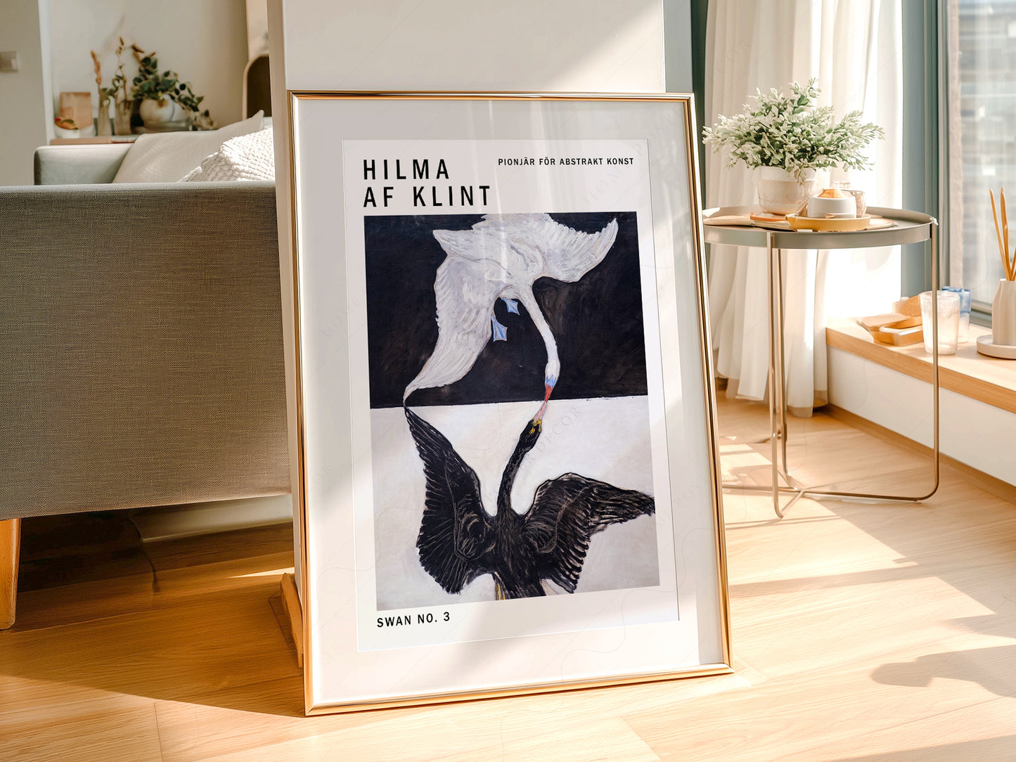 Hilma af Klint print, The Swan, Exhibition Poster