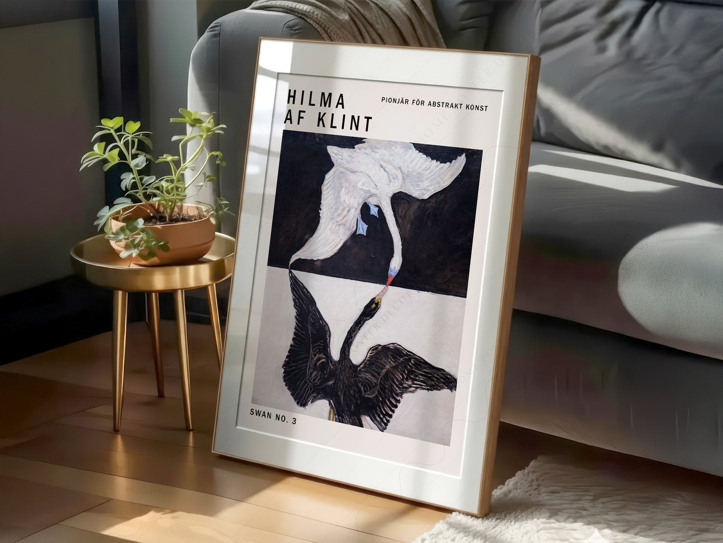 Hilma af Klint print, The Swan, Exhibition Poster