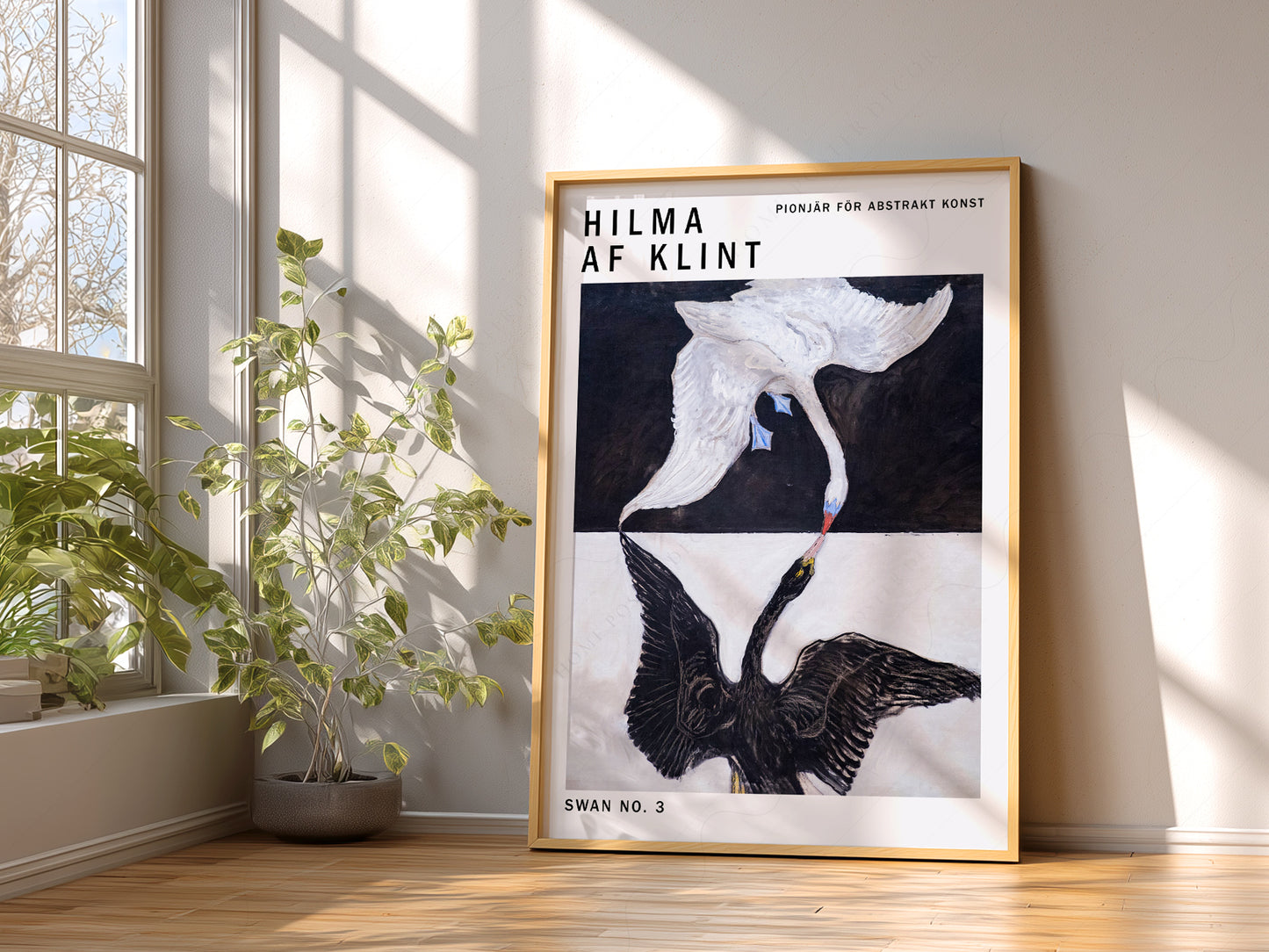 Hilma af Klint print, The Swan, Exhibition Poster