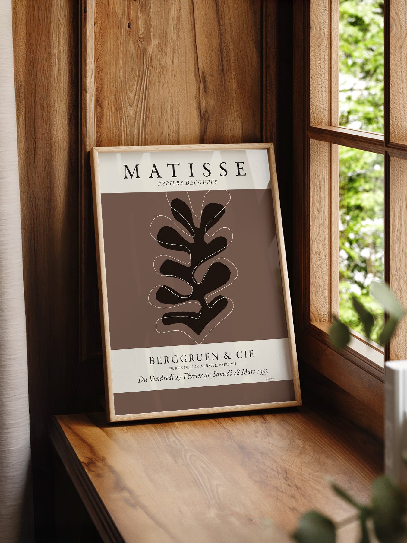 Henri Matisse Papiers Découpés Exhibition Poster – Modern Wall Art