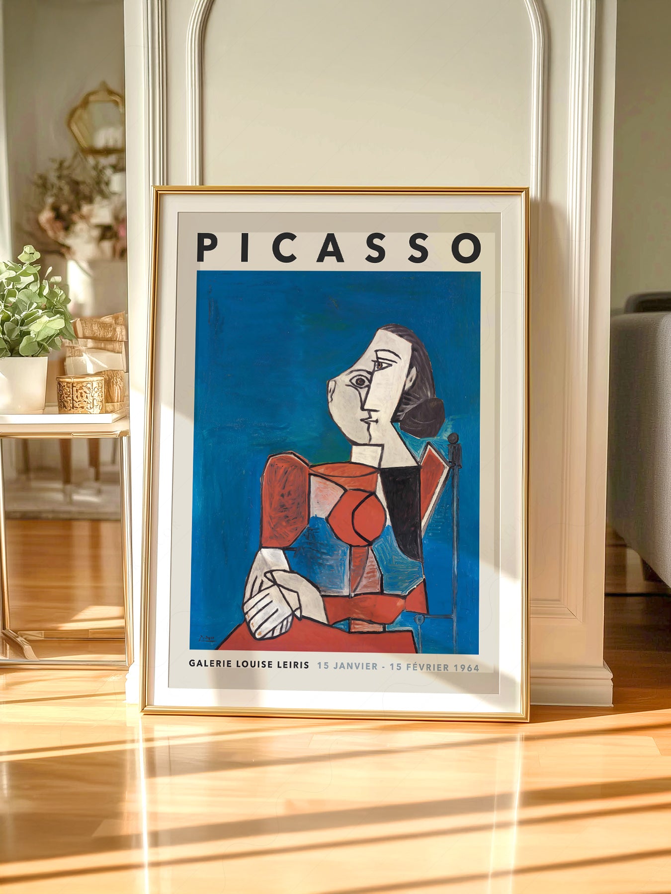Pablo Picasso Exhibition Poster – Cubist Art Print | Home Poster Decor