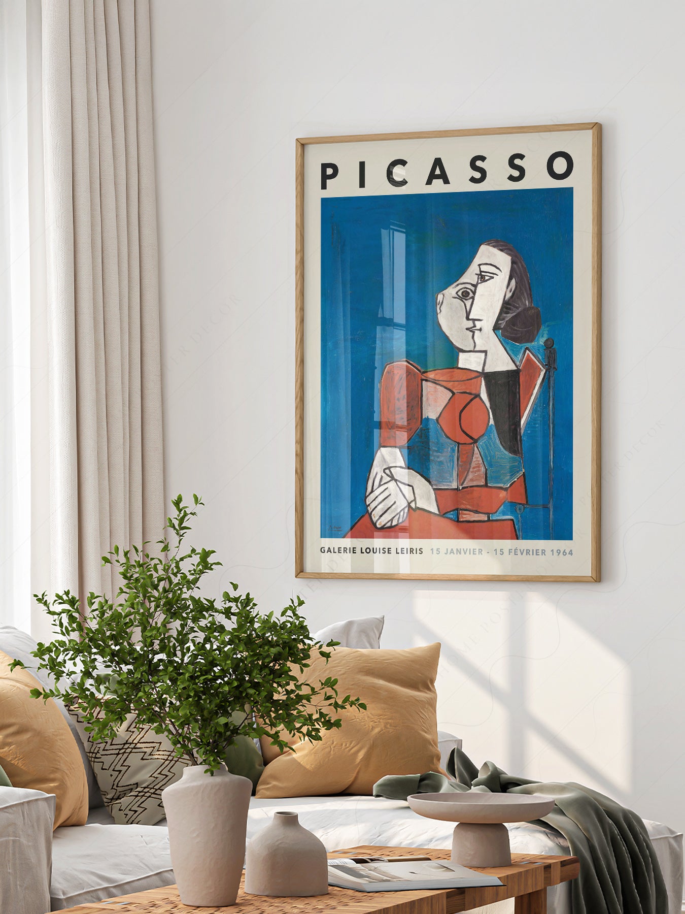 Pablo Picasso, Mirror Face, Fine Art Print – Home Poster Decor