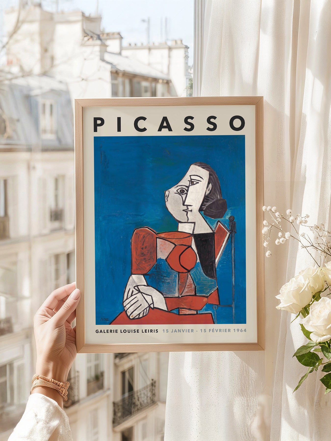 Pablo Picasso Exhibition Poster – Cubist Art Print | Home Poster Decor