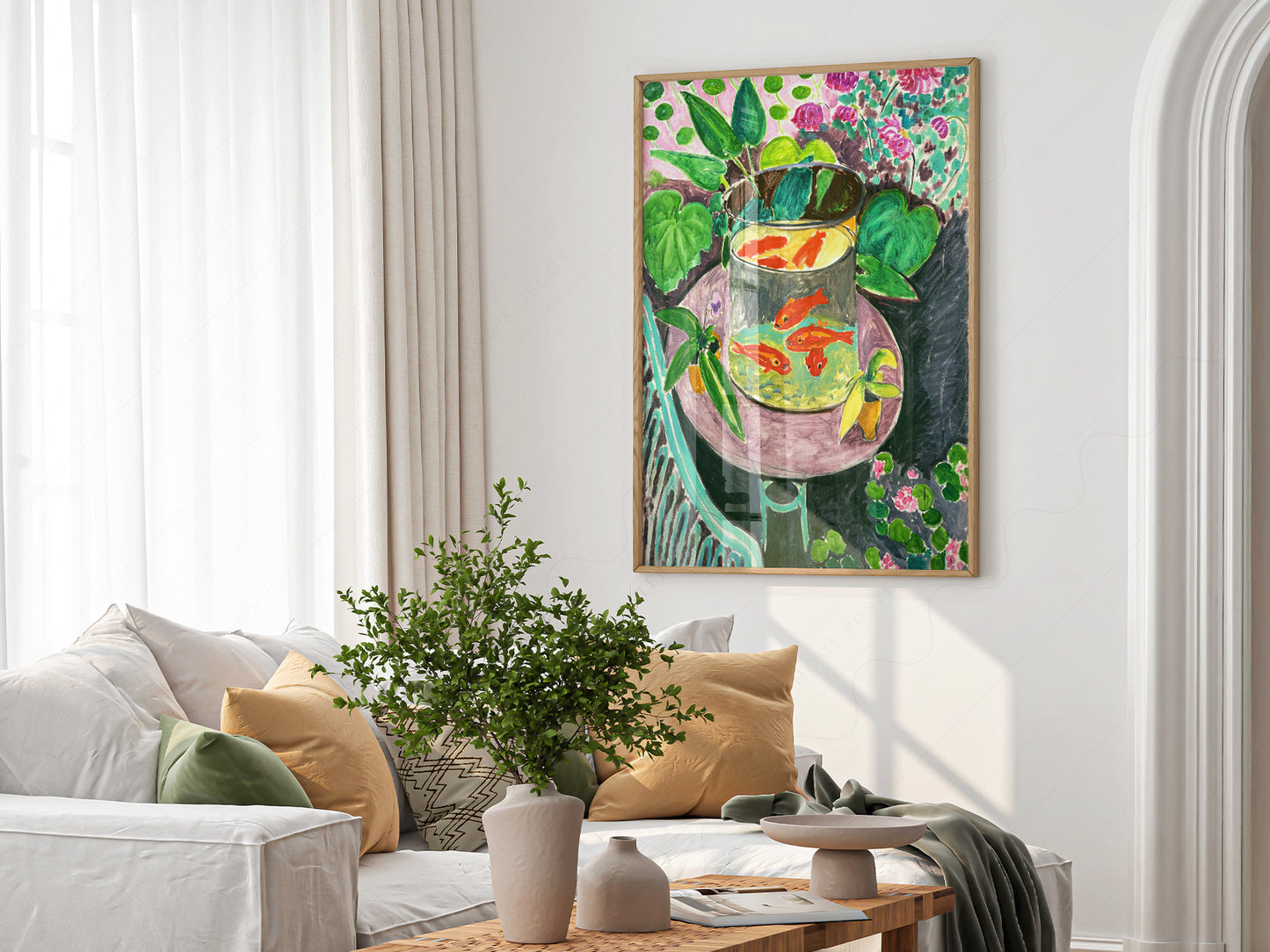 Henri Matisse, The Goldfish Bowl, Fine Art Print