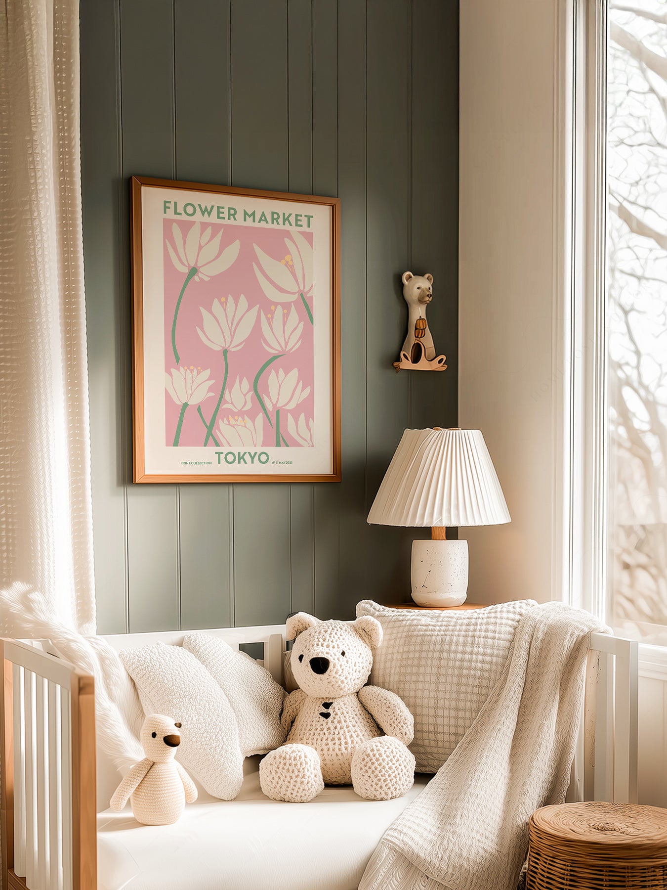 Flower Market Tokyo in a light-filled Japandi-inspired living space