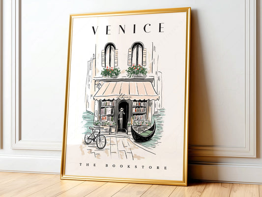 City Bookstore Art - Venice