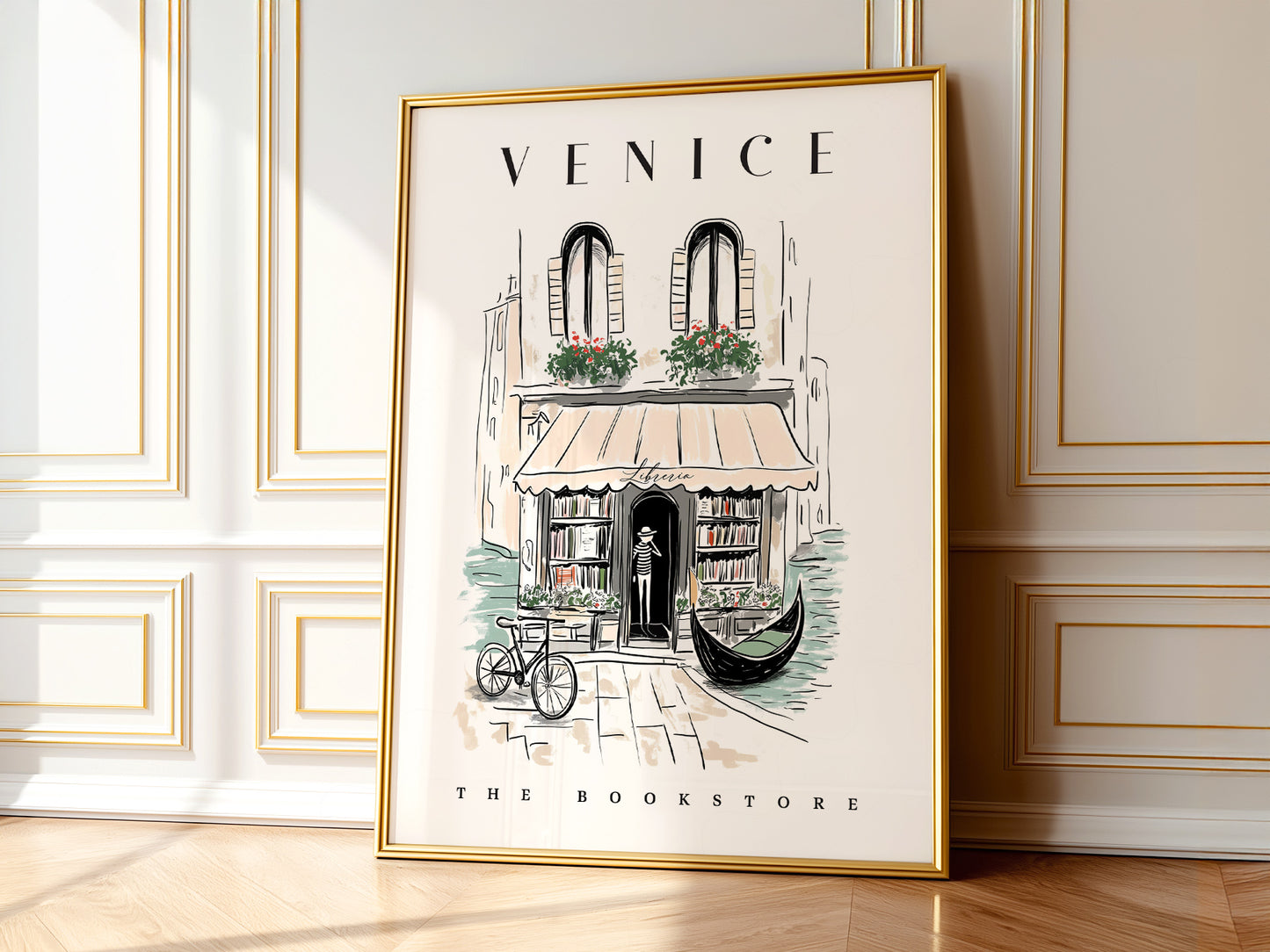 City Bookstore Art - Venice