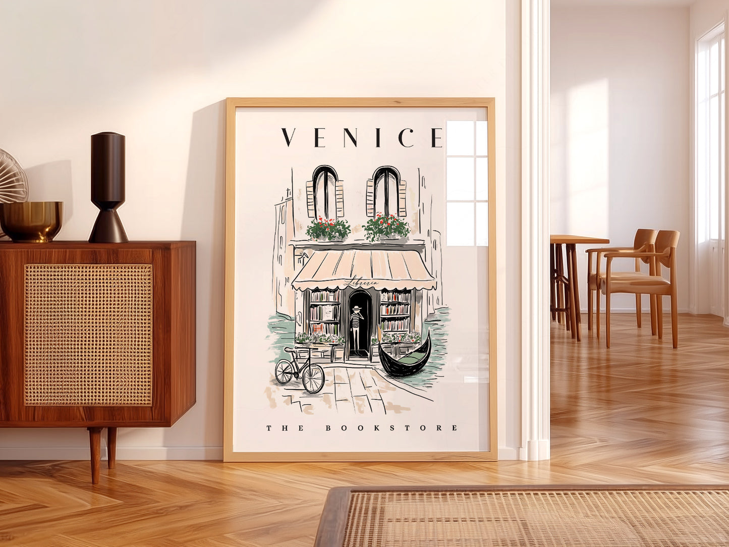 City Bookstore Art - Venice