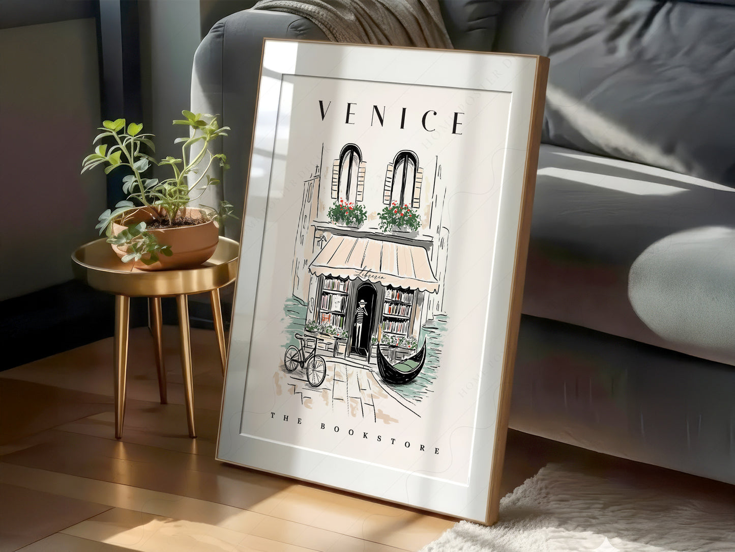 City Bookstore Art - Venice