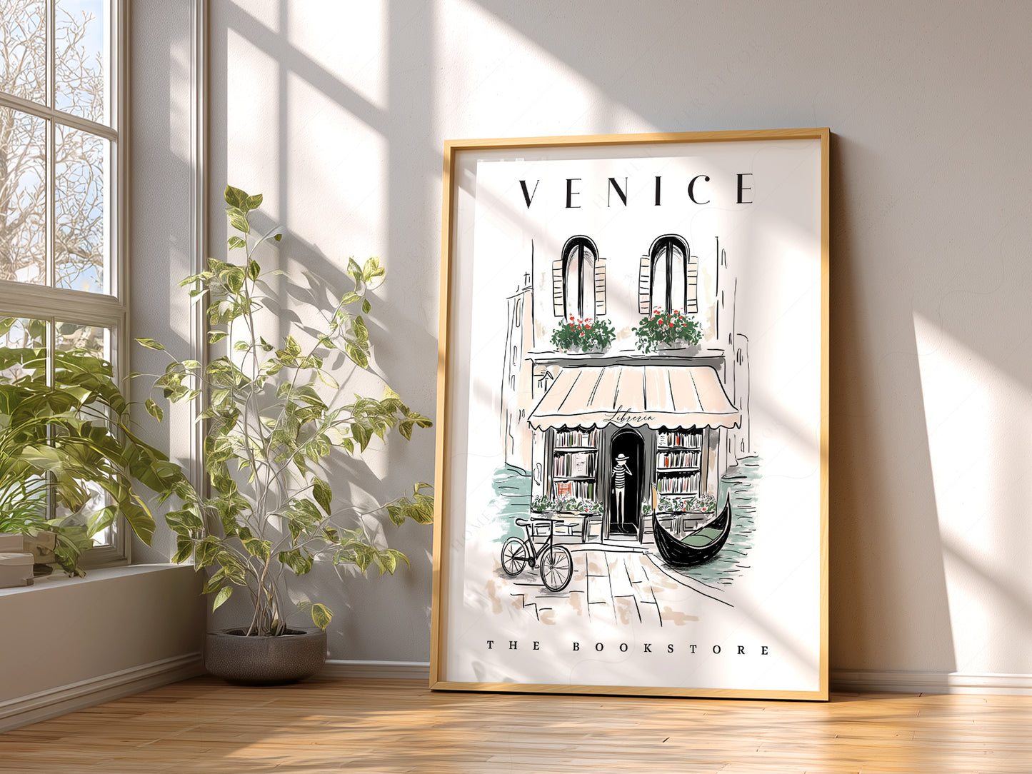 City Bookstore Art - Venice
